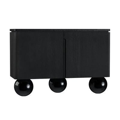 Olbia Commode, Travertine, Memphis, France, Le Berre Vevaud — Ver 1