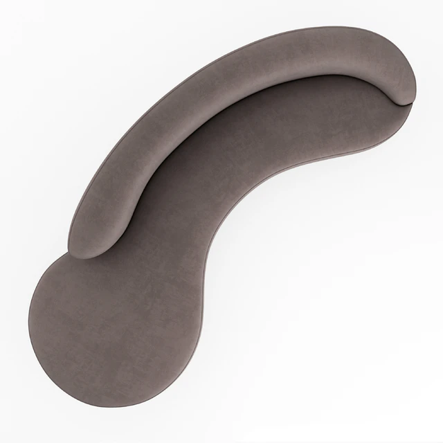Serpentine Sofa with Arm - Vladimir Kagan — Скачать