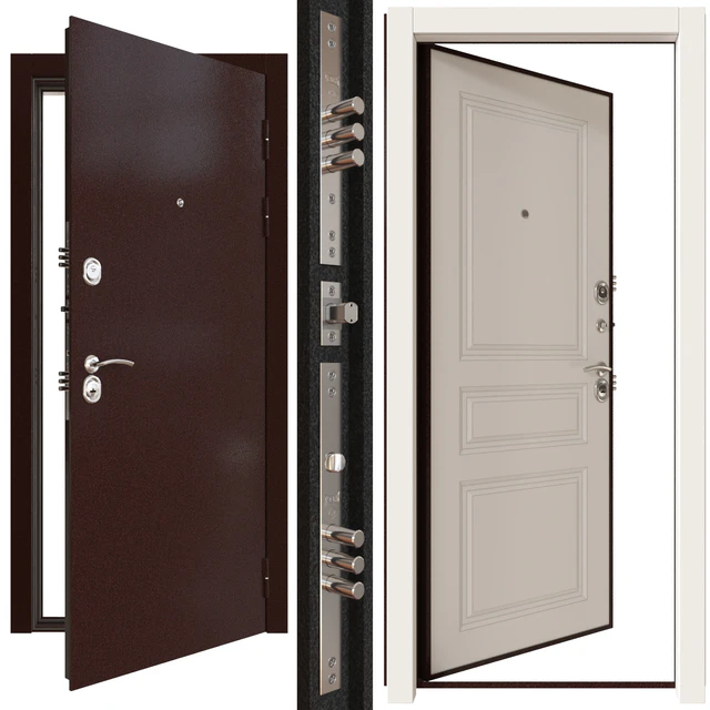 Metal entrance door — Descargar