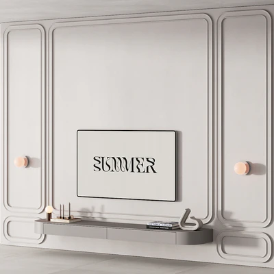 227 tv wall kit 09 modern classic molding 01 — Вид 6