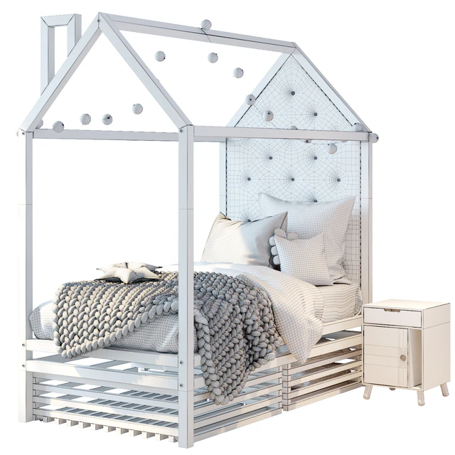 Bed house set 01 — Descargar