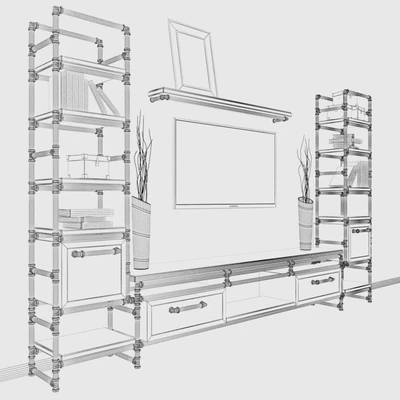 TV area loft - loft tv area — Ver 3