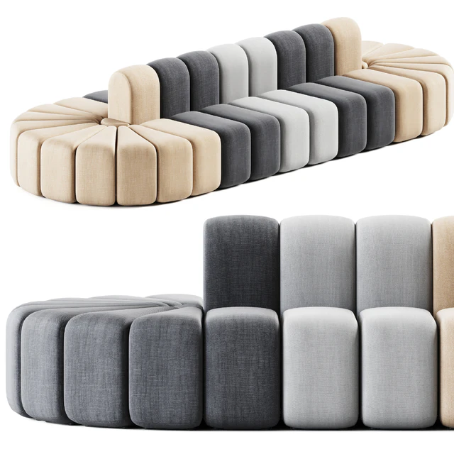 Modul Two-sided Sofa Bob by Bla Station / Двухсторонний диван — Скачать