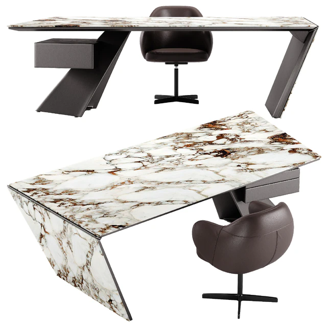 Cattelan Italia Nasdaq Keramik table Bombe x chair set — Descargar