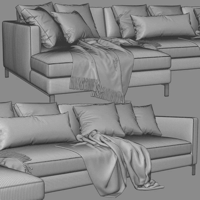Verzelloni Hampton Chaise Longue Sofa — Вид 5