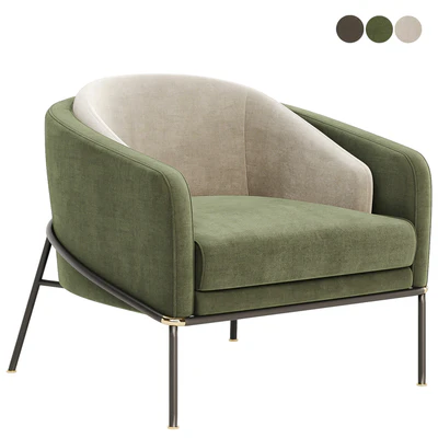 Fil Noir armchair by Minotti — Вид 5