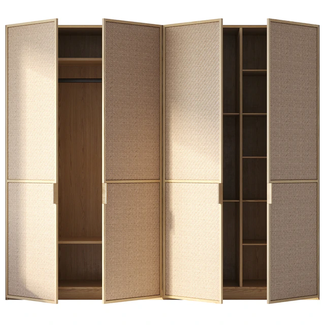 Wooden Wardrobe N003 — Скачать