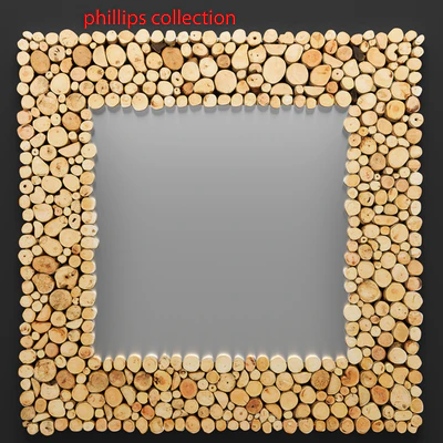 Manila Mirror, timber, wooden decor, eco, eco-design — Ver 1
