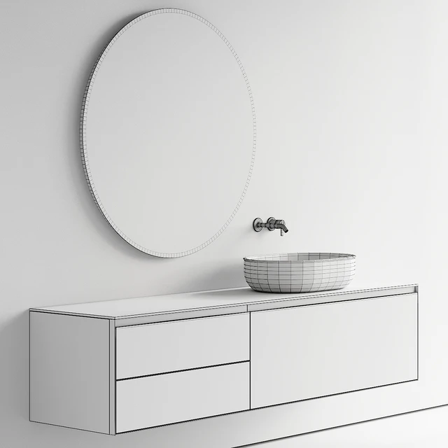 Inbani Strato Vanity Unit Set 3 — Descargar