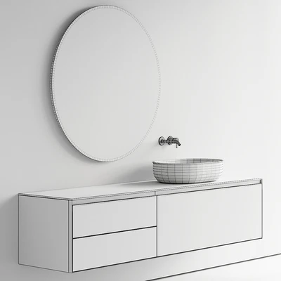 Inbani Strato Vanity Unit Set 3 — Ver 4