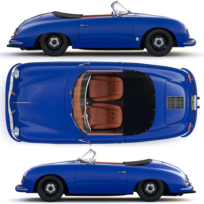 Porsche 356 A Speedster 1956 — Ver 5