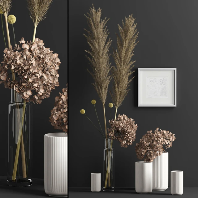 Decor with dry flowers — Descargar