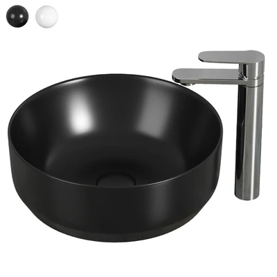 Раковина Ceramica Nova Element CN6007 черный матовый — Вид 1