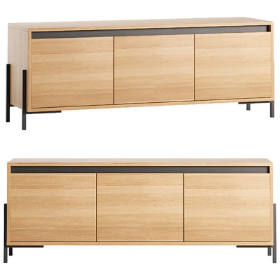 Quadro TV stand Quadro-1 Oak Santiago — Ver 1