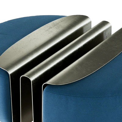 Natuzzi WAVE Pouf — Ver 4