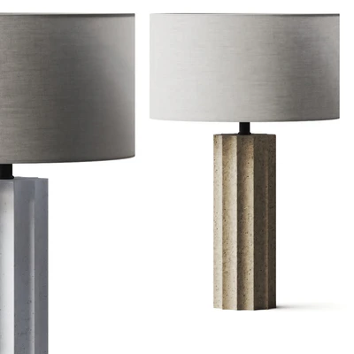 CB2 Scallop Table Lamps — Ver 1