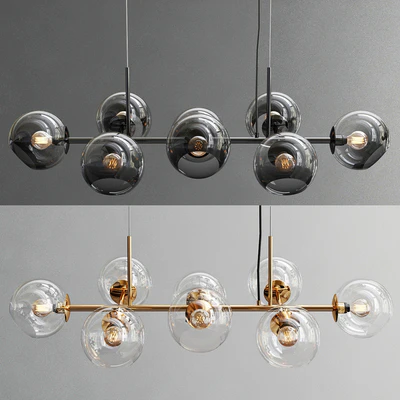 Staggered Glass Chandelier 8 — Descargar