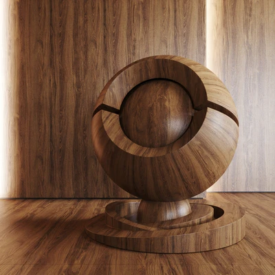 Material wood Egger Oak Charleston dark brown — Ver 4