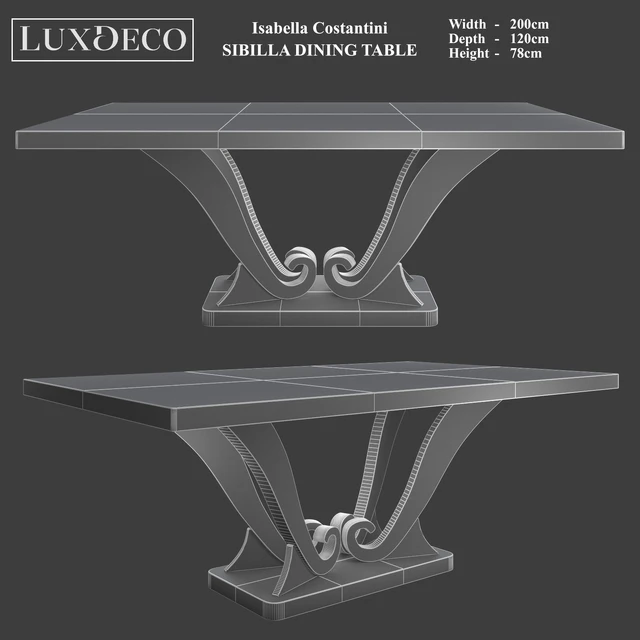 Isabella Costantini Sibilla Dining Table — Descargar