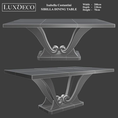 Isabella Costantini Sibilla Dining Table — Ver 3