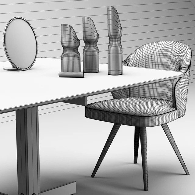 Minotti Catlin Dining Table, Leslie Dining chairs — Скачать