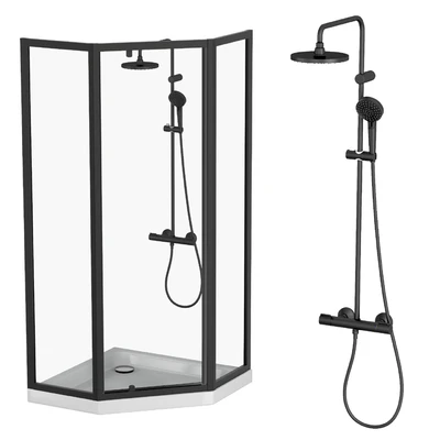 Shower enclosures Cezares set 2 — Ver 5