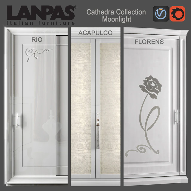 3 Шкафа Lanpas Cathedra — Скачать