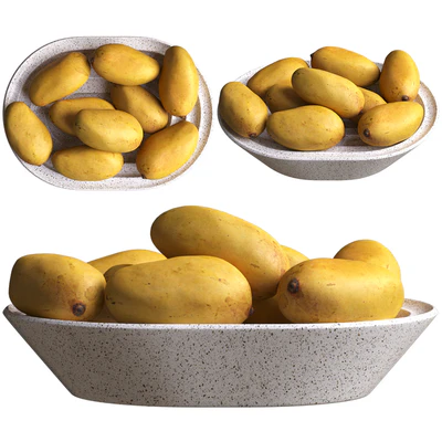 Mango in fruit bowl 02 — Ver 1