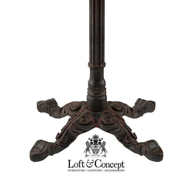 CAST IRON AND WOOD RESTAURANT TABLE SQUARE — Скачать