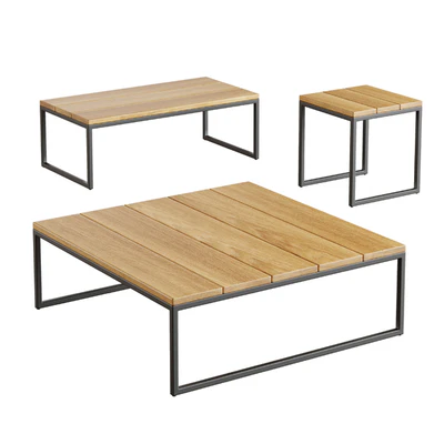 Outdoor garden coffee table Skyline design Nautic — Ver 1