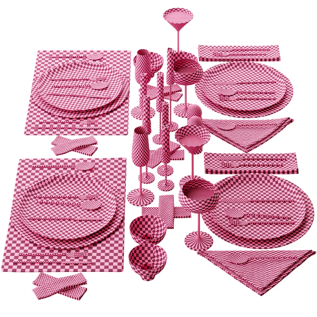 065 Tableware decor set 03 ceramic bronze black 00 — Descargar