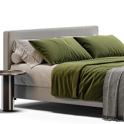 Bed Meridiani Stone Up — Ver 3