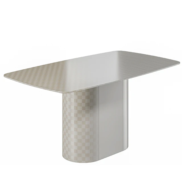 ellipse furniture Dining table Type rectangular 160*90 cm — Descargar