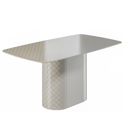 ellipse furniture Dining table Type rectangular 160*90 cm — Ver 2