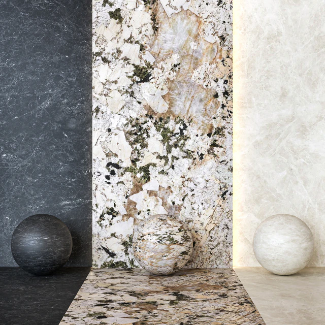 3 in 1 Porcelanosa Xtone Alpinus White - Ars Beige - Argos Black — Descargar