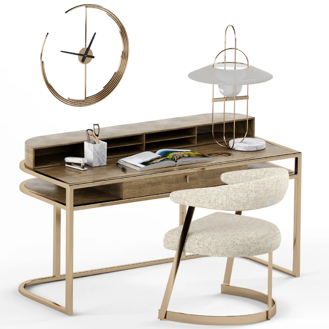 Eichholtz Highland Desk  and Dexter Dining Eichholtz Chair — Скачать