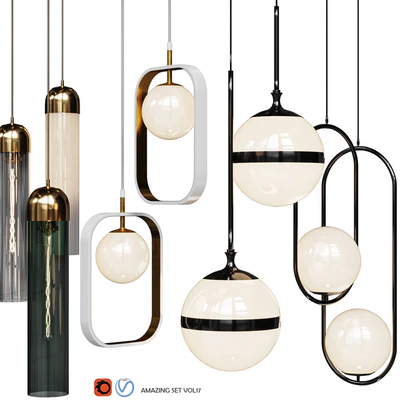 Four Pendant Lights amazing set vol.17 — Вид 2