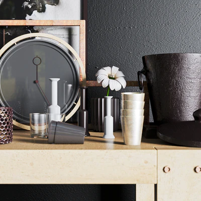 Decorative console table set - 2 — Ver 3