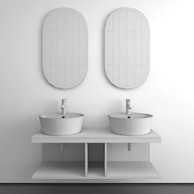 Bathroom set Cielo Multiplo — Ver 4