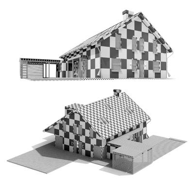 Large cottage with a carport — Ver 3