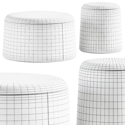 FUNGO Upholstered Pouf by Grado Design / Pouf — View 2
