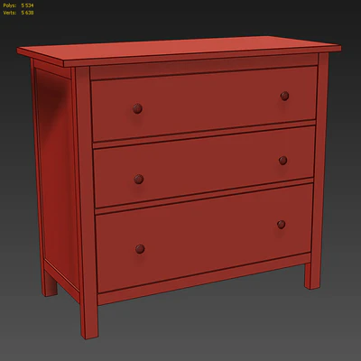 IKEA HEMNES 3-drawer chest — Ver 4