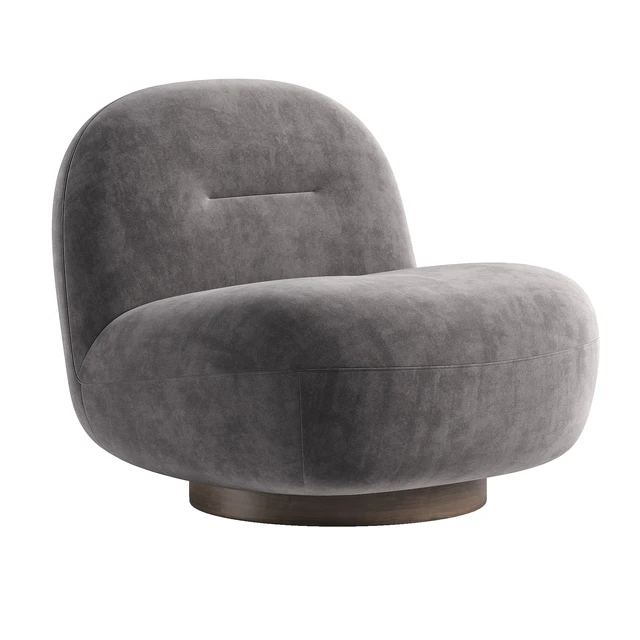 Soft Cozy Boucle Ivory Natural Otis Swivel Accent Chair — Descargar
