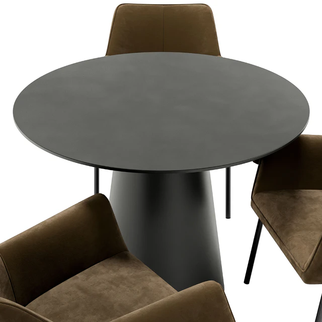 Bess dining chair and Alcor table — Descargar