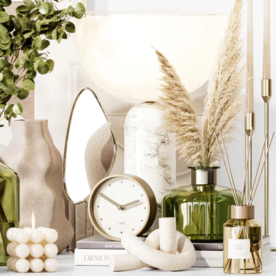 Decorative set 31 With eucalyptus Plants — View 3
