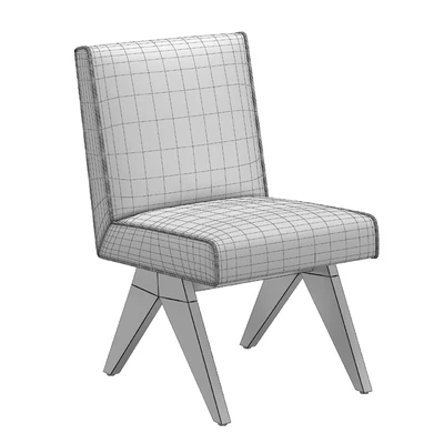 JAKOB FABRIC DINING SIDE CHAIR — Вид 6
