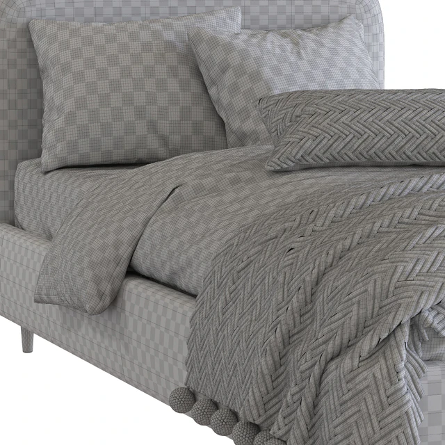 Contemporary bed 209 — Descargar