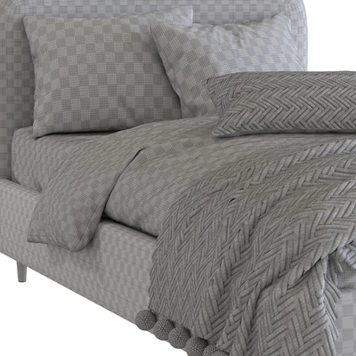 Contemporary bed 209 — Ver 6