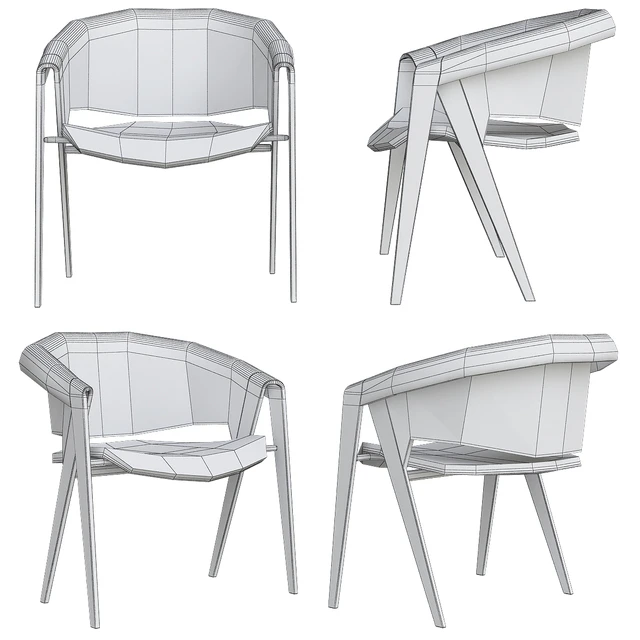Voglauer SPIRIT Chair (low poly) — Descargar