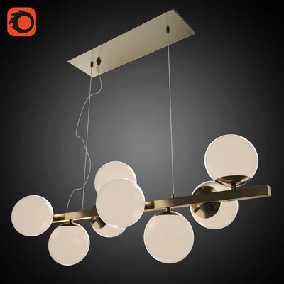 Chandelier Horizontal atom pendant — Ver 2